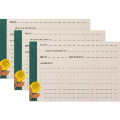 Bright Citrus Recipe Cards, Pack of 36