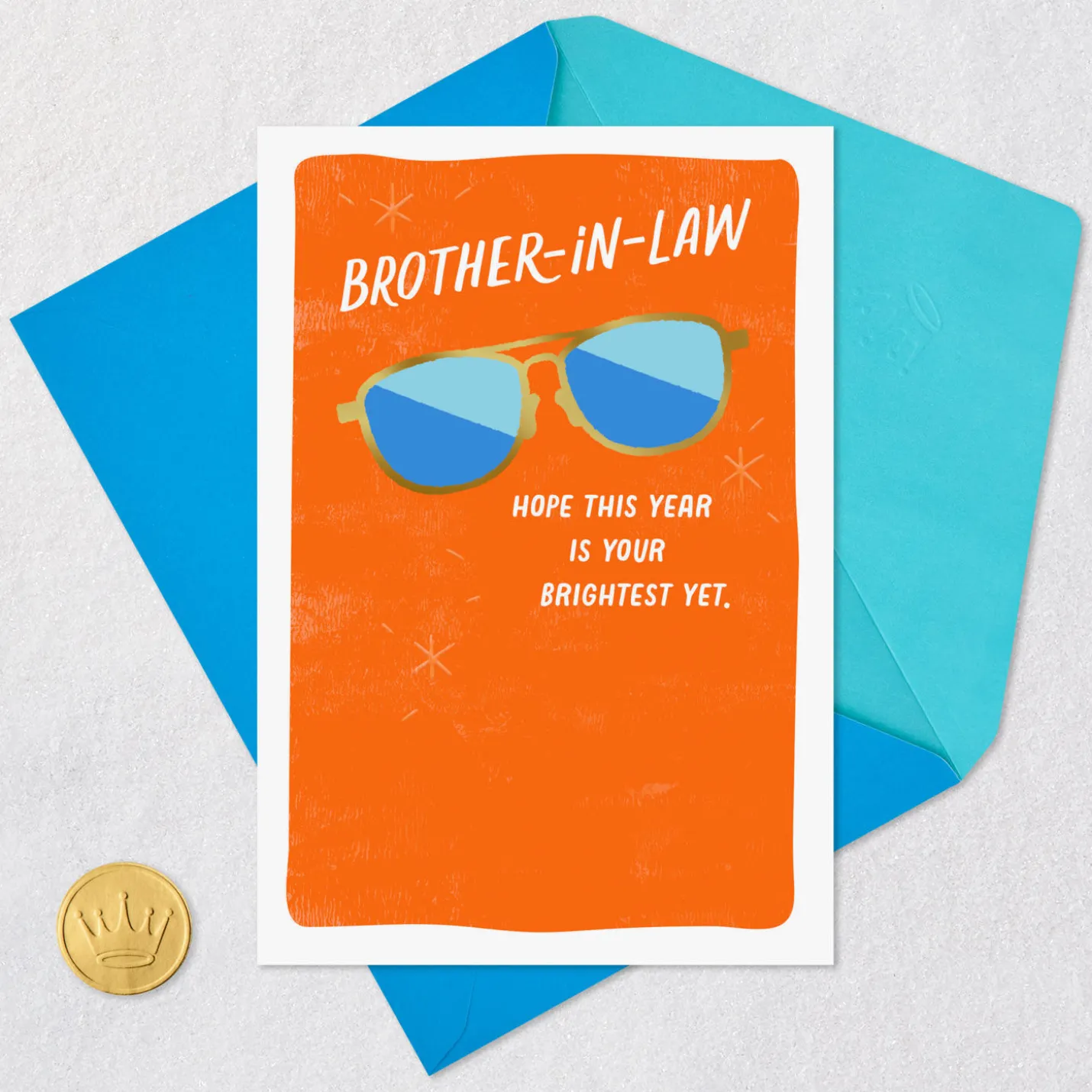 Brightest Year Yet Birthday Card for Brother-in-Law