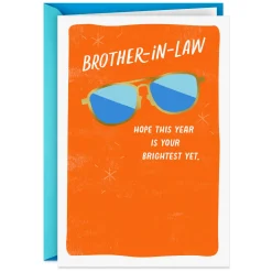 Brightest Year Yet Birthday Card for Brother-in-Law