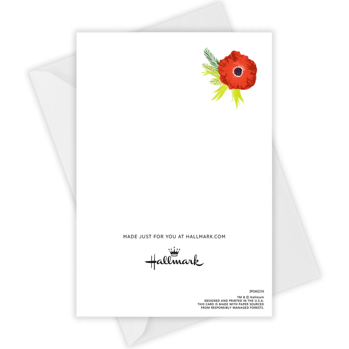 Bright Flowers and Oval Frame Custom Card