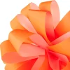 6" Bright Orange Gift Bow