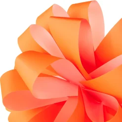 6" Bright Orange Gift Bow