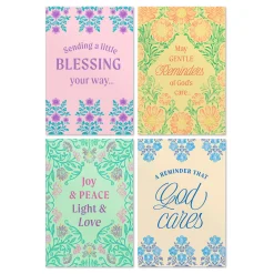 Bright Patterns Assorted Religious Encouragement Cards, Box of 12