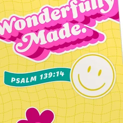 Bright Retro Assorted Religious Birthday Cards, Box of 12