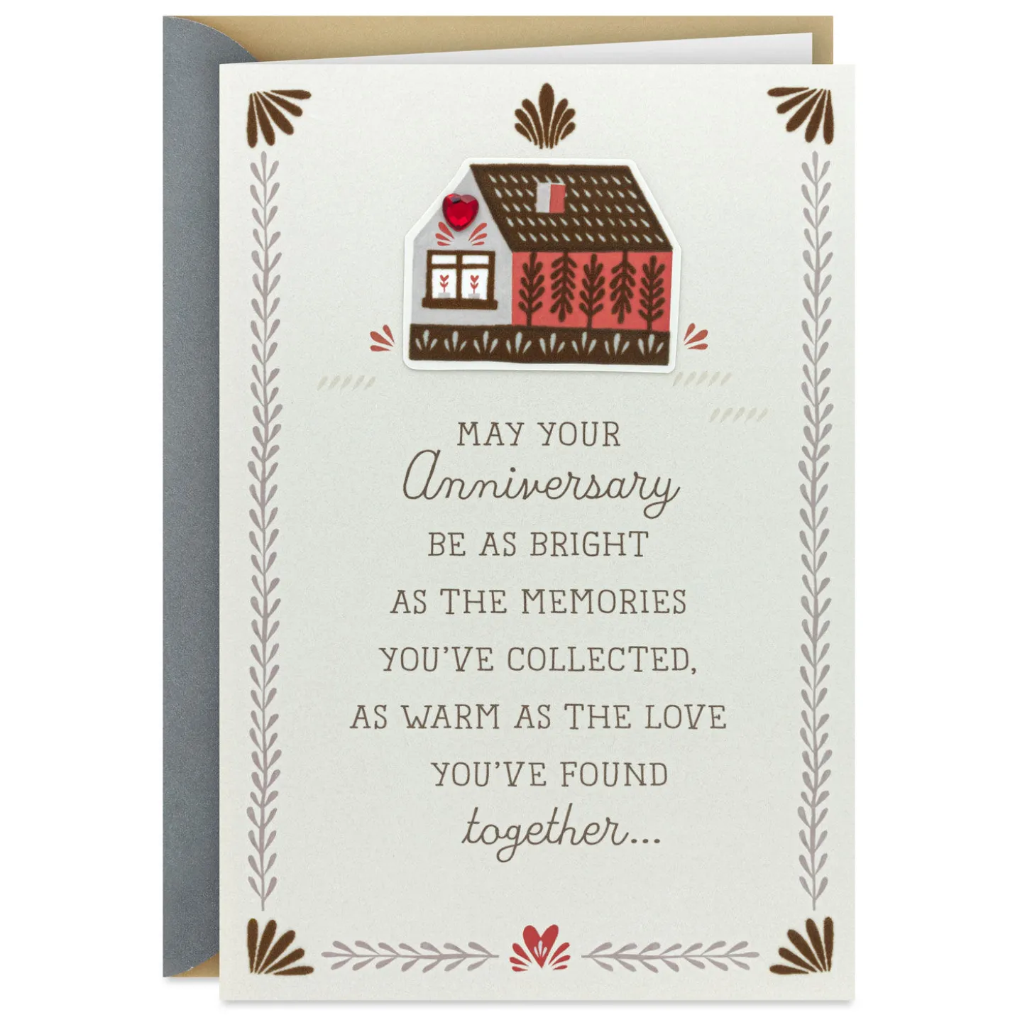 Bright, Warm and Wonderful Anniversary Card for Couple