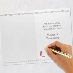 Bright, Warm and Wonderful Anniversary Card for Couple