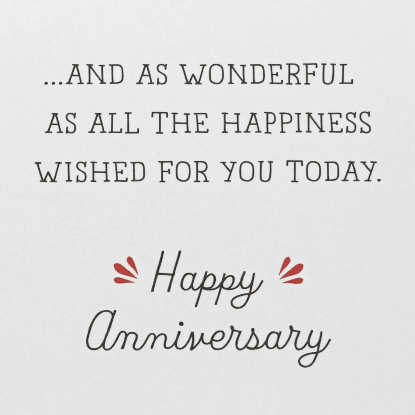 Bright, Warm and Wonderful Anniversary Card for Couple