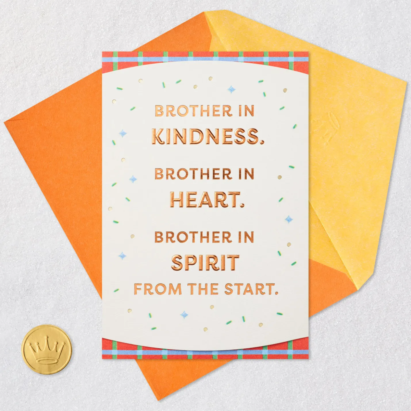 Brother in Kindness, Heart and Spirit Birthday Card for Brother-in-Law