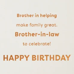Brother in Kindness, Heart and Spirit Birthday Card for Brother-in-Law