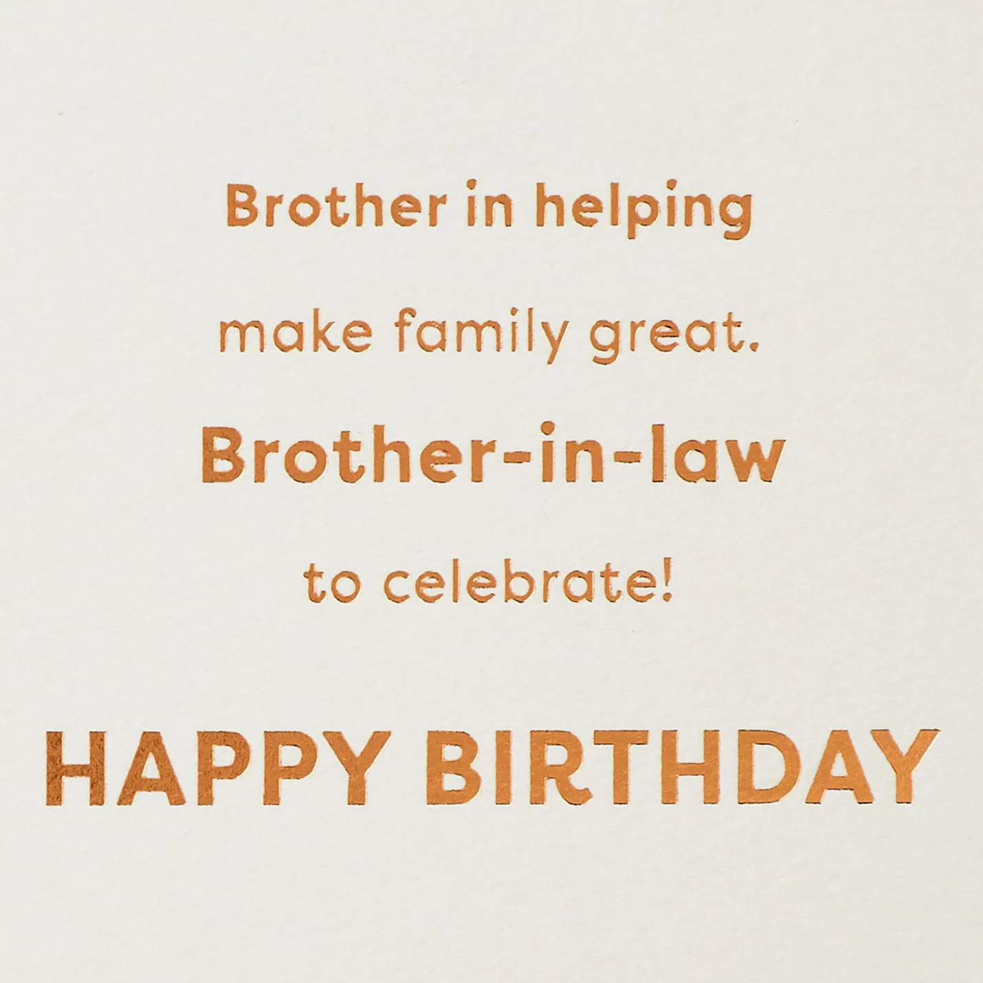 Brother in Kindness, Heart and Spirit Birthday Card for Brother-in-Law