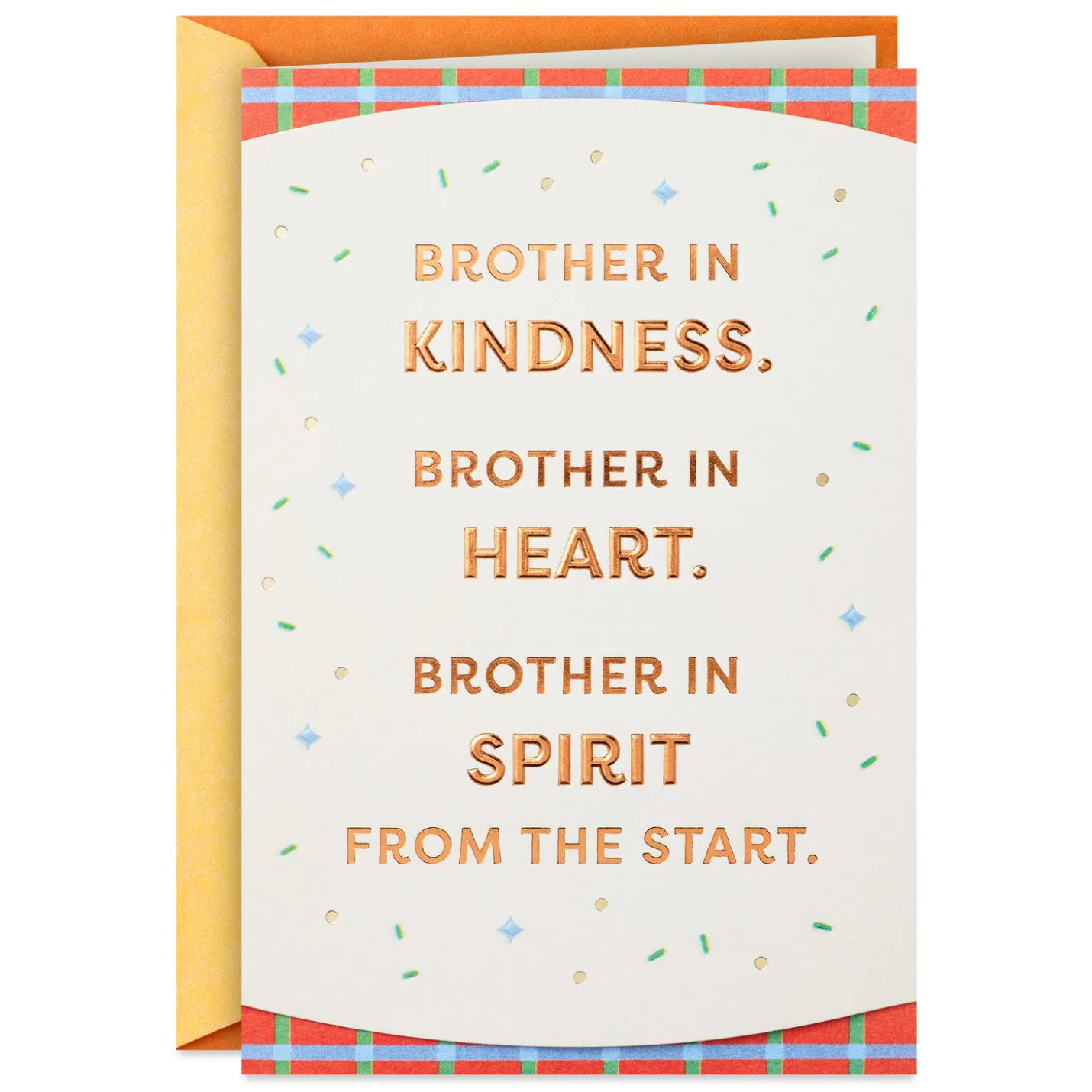Brother in Kindness, Heart and Spirit Birthday Card for Brother-in-Law