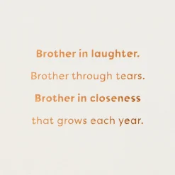 Brother in Kindness, Heart and Spirit Birthday Card for Brother-in-Law