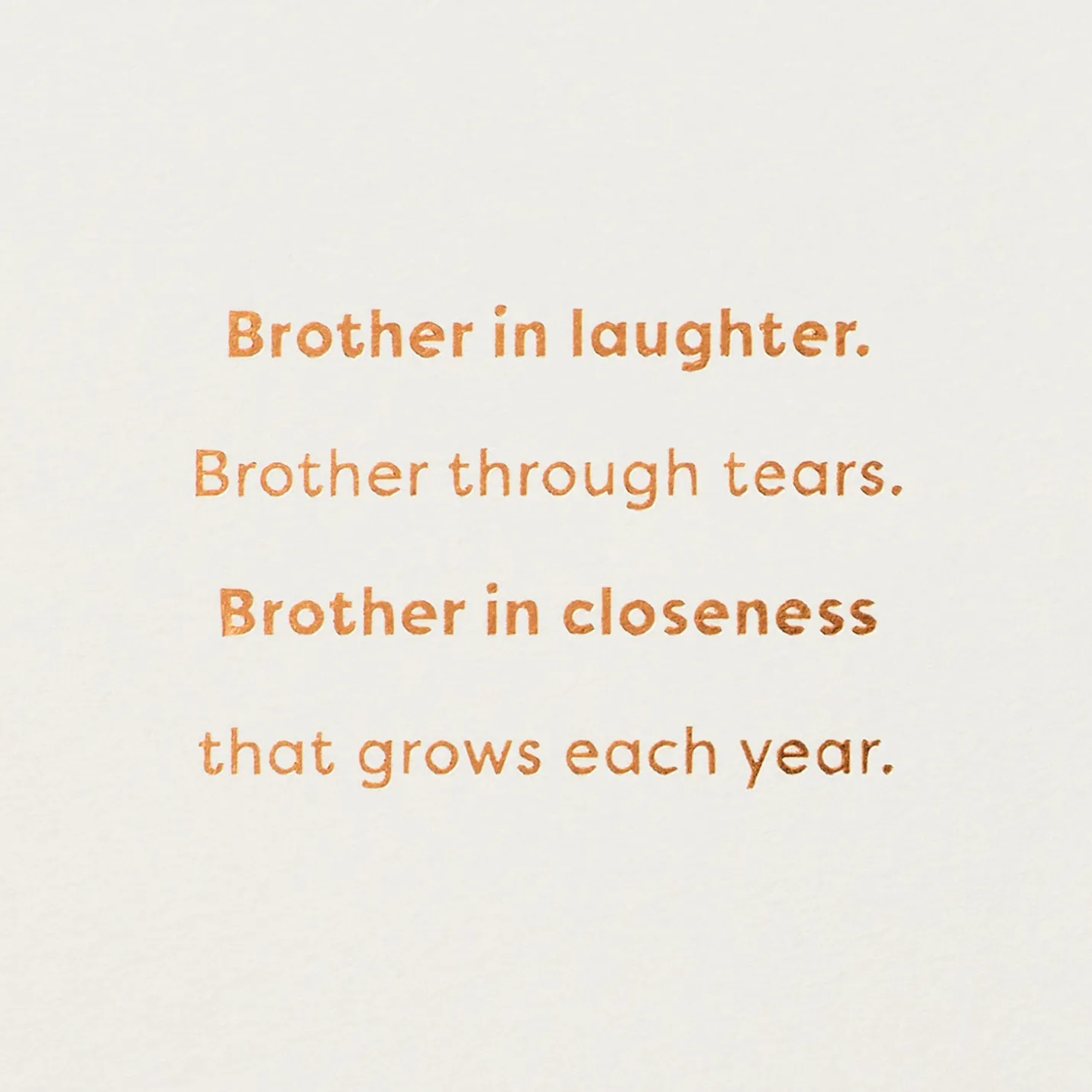 Brother in Kindness, Heart and Spirit Birthday Card for Brother-in-Law