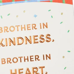 Brother in Kindness, Heart and Spirit Birthday Card for Brother-in-Law
