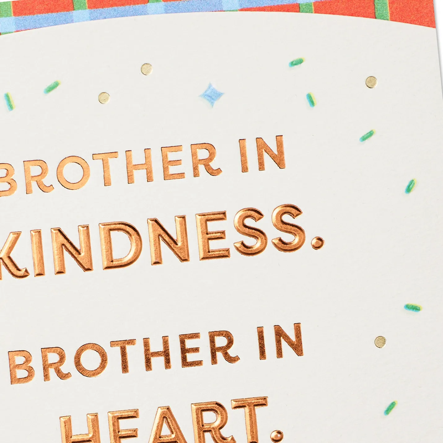 Brother in Kindness, Heart and Spirit Birthday Card for Brother-in-Law