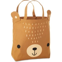 Brown Bear Fabric Gift Bag