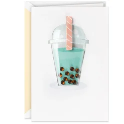 Bubble Tea Blank Card