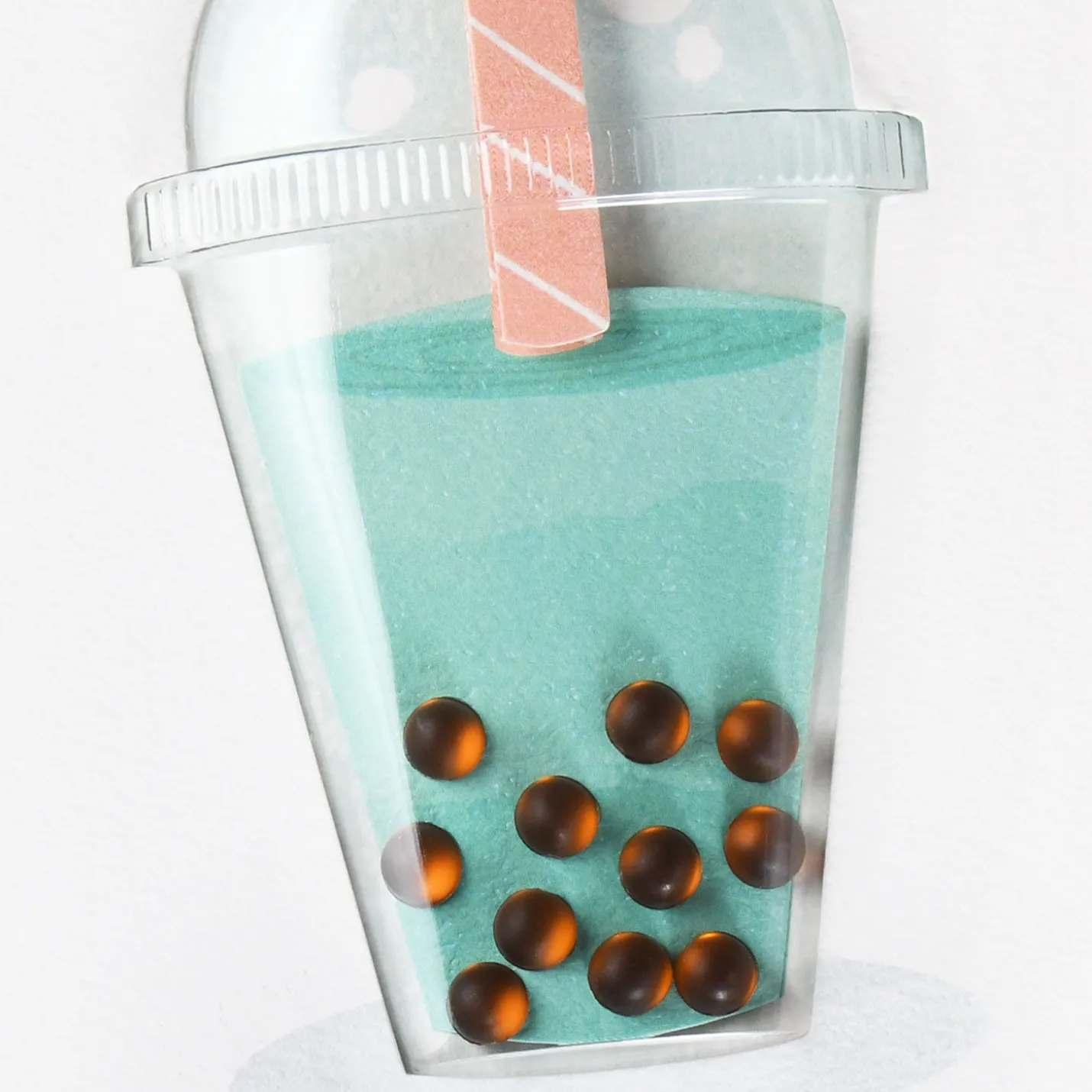 Bubble Tea Blank Card