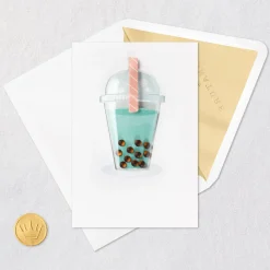 Bubble Tea Blank Card