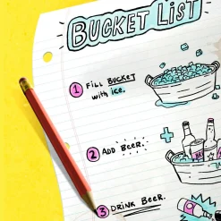Bucket List Funny Birthday Card