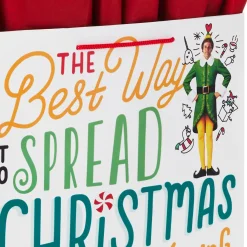 13" Buddy the Elf™ Christmas Cheer Large Gift Bag With Tissue Paper