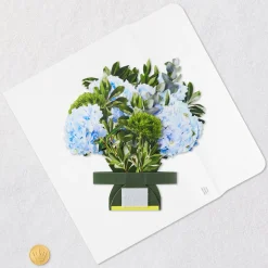 Build-a-Bouquet Blue Hydrangeas Pop-Up Paper Flowers
