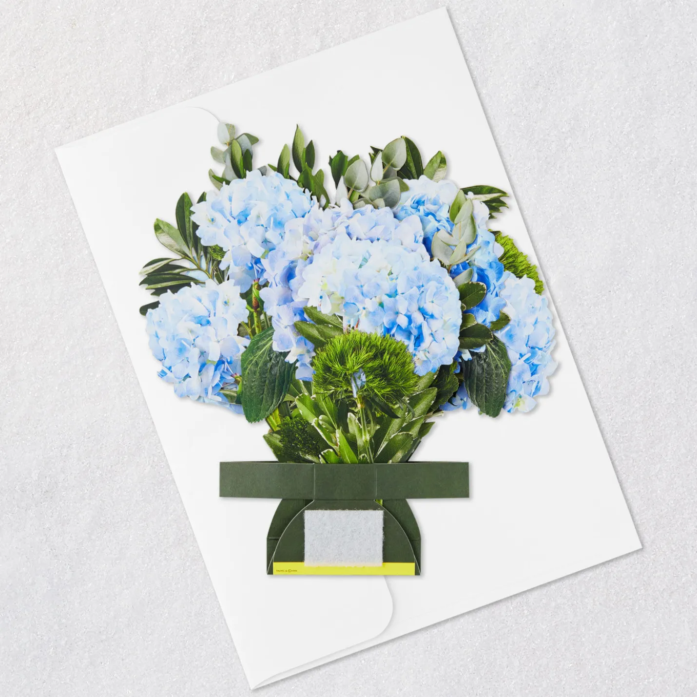 Build-a-Bouquet Blue Hydrangeas Pop-Up Paper Flowers