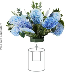 Build-a-Bouquet Blue Hydrangeas Pop-Up Paper Flowers