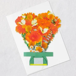 Build-a-Bouquet Butterflies and Daisies Pop-Up Paper Flowers