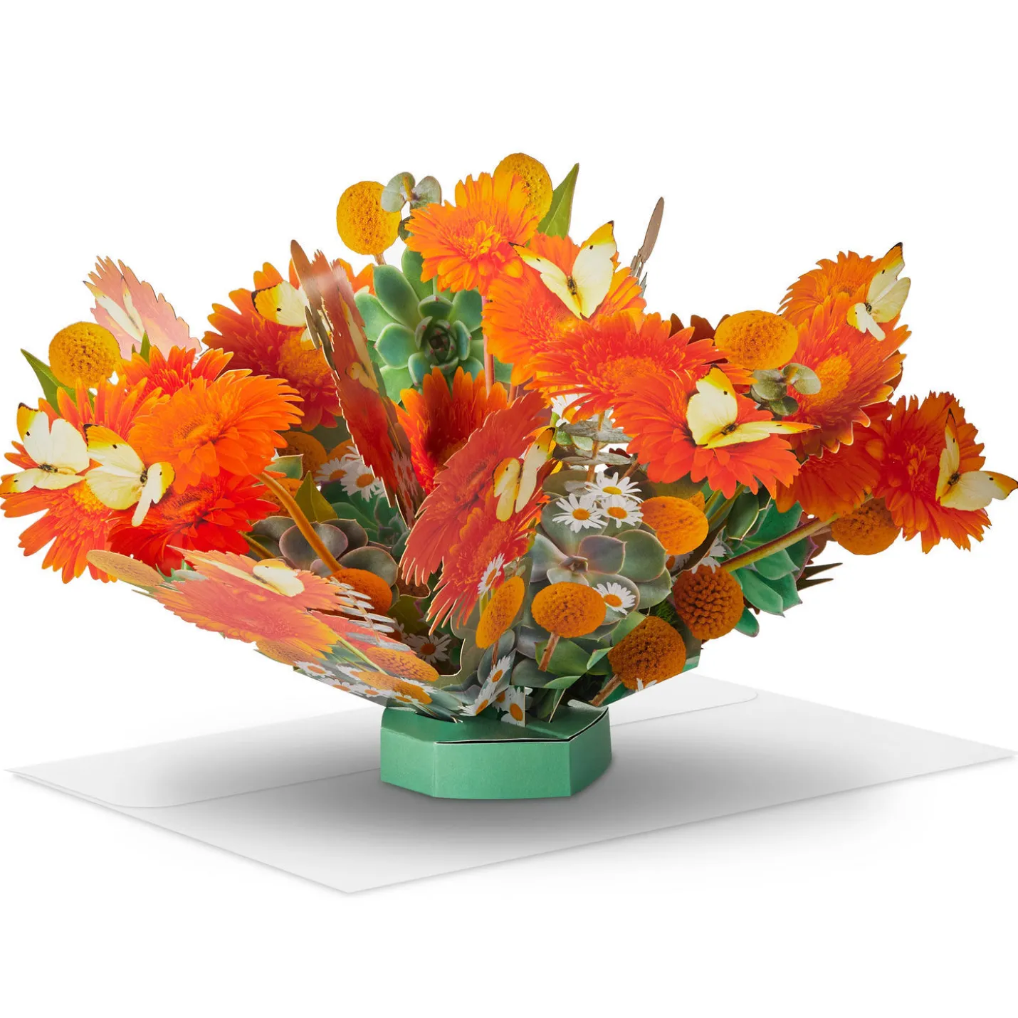 Build-a-Bouquet Butterflies and Daisies Pop-Up Paper Flowers