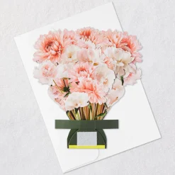 Build-a-Bouquet Pink and White Pop-Up Paper Flowers
