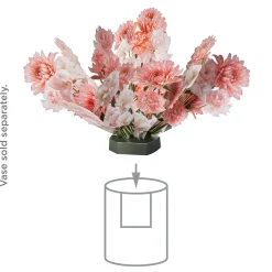 Build-a-Bouquet Pink and White Pop-Up Paper Flowers