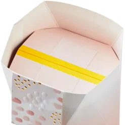 Build-a-Bouquet Pink Ombré Pop-Up Paper Vase With Mini Card