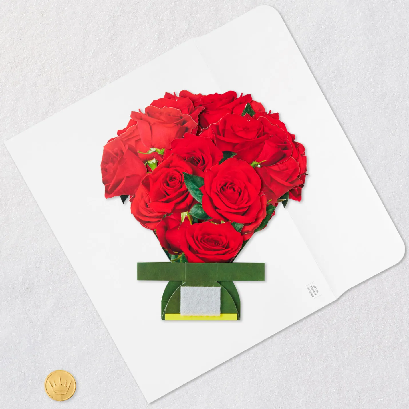 Build-a-Bouquet Red Roses Pop-Up Paper Flowers