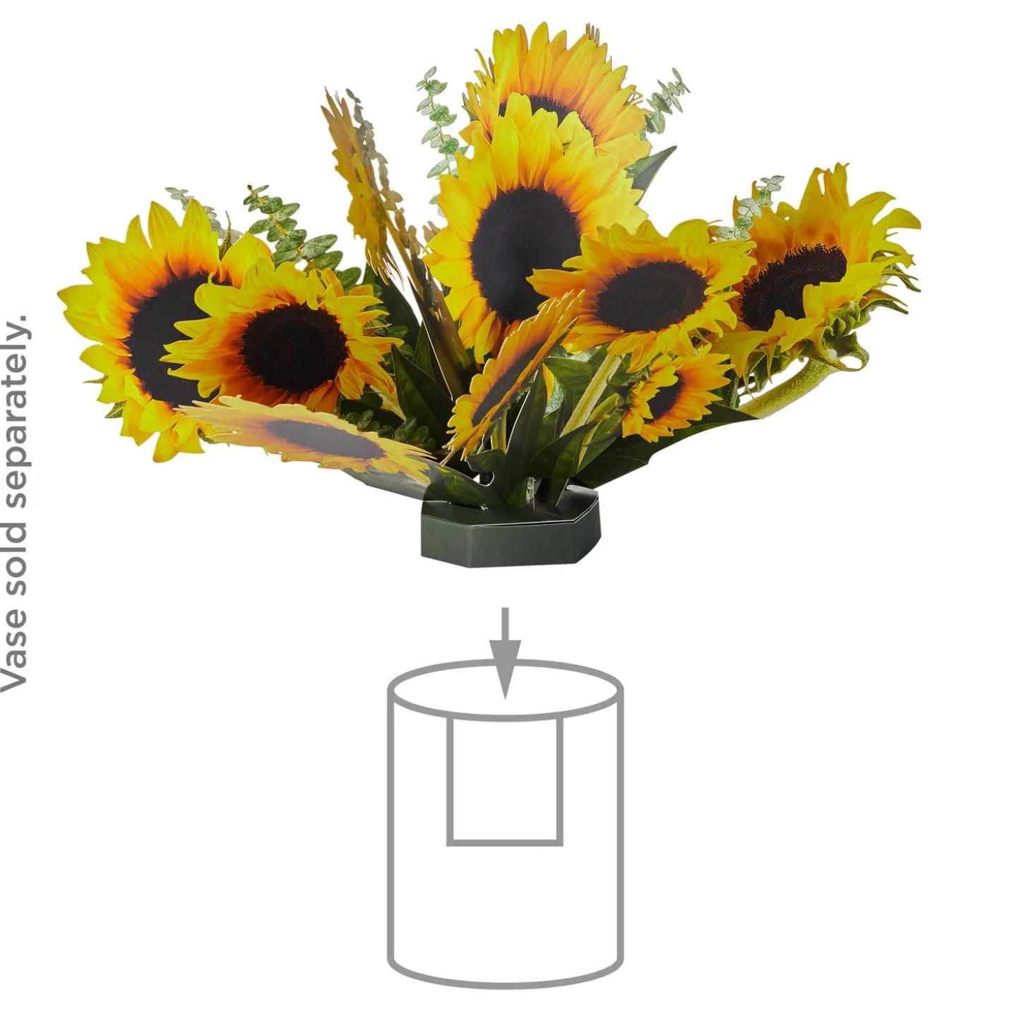 Build-a-Bouquet Sunflowers Pop-Up Paper Flowers