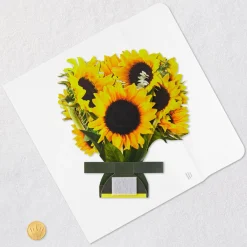 Build-a-Bouquet Sunflowers Pop-Up Paper Flowers