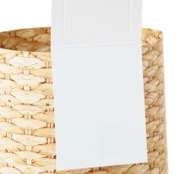 Build-a-Bouquet Woven Basket Pop-Up Paper Vase With Mini Card