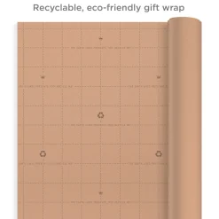 Bulk Kraft Paper and White 2-Pack Wrapping Paper, 160 sq. ft. total