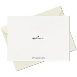 Bulk Navy and Gold Assorted Blank Thank-You Notes, Box of 120