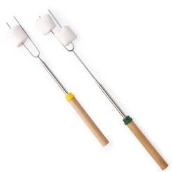 Bunk House Bonfire Buddies Roasting Forks, Set of 2
