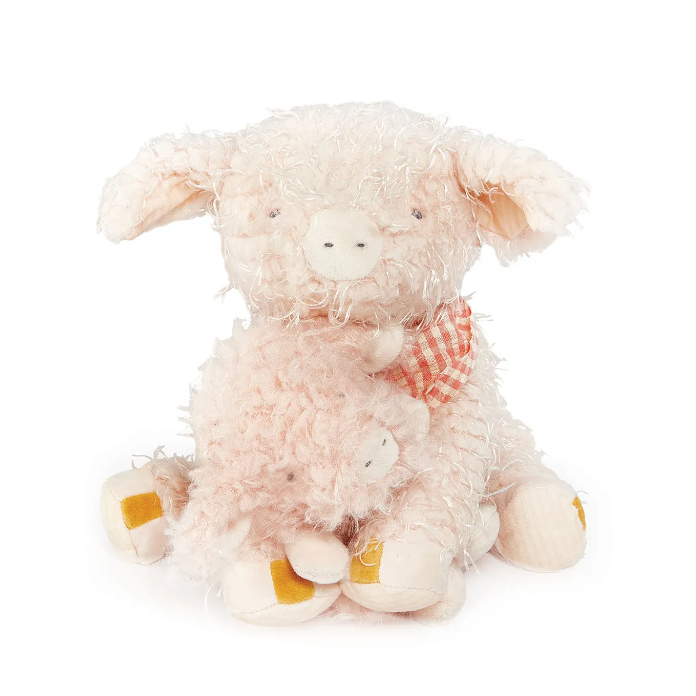 Bunnies by the Bay Hammie Pig With Piglet Stuffed Animals, Set of 2