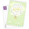 Bunny Sending Love Custom New Baby Card
