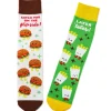 Burger and Fries Better Together Funny Crew Socks