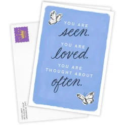 Butterflies You Are Loved Custom Support Card