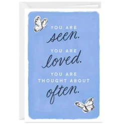 Butterflies You Are Loved Custom Support Card