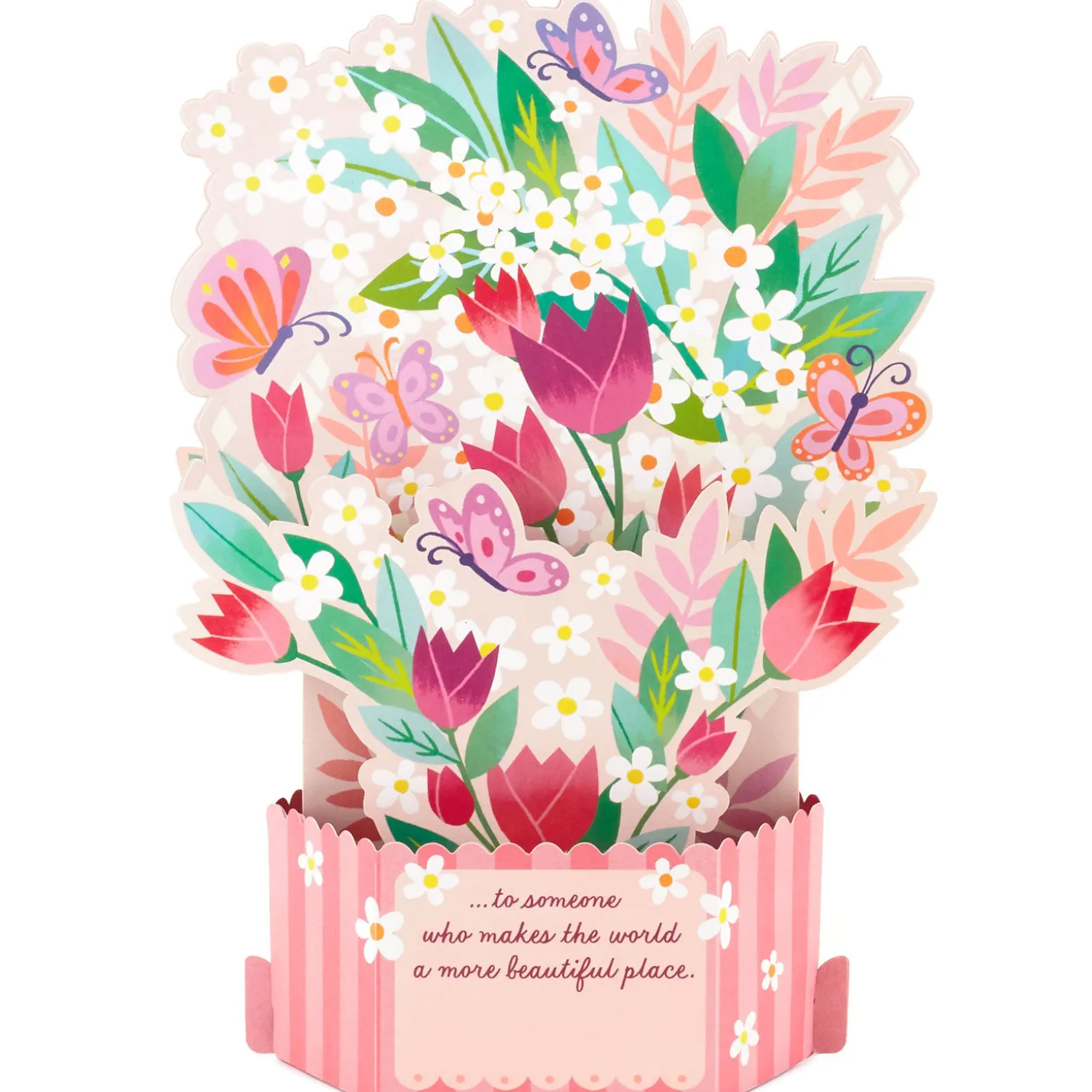 Butterfly Bouquet Musical 3D Pop-Up Birthday Card With Motion