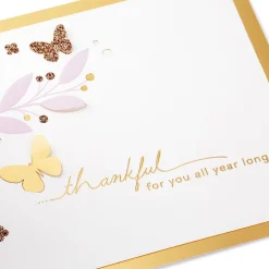 Butterfly Bouquet Thankful for You 3D Pop-Up Thinking of You Card