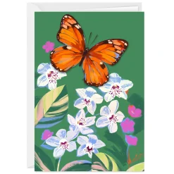 Butterfly Garden Custom Card