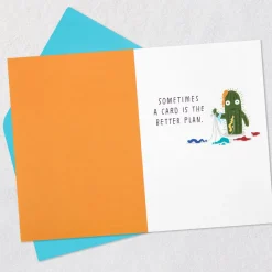 Cactus With Balloons Funny Encouragement Card