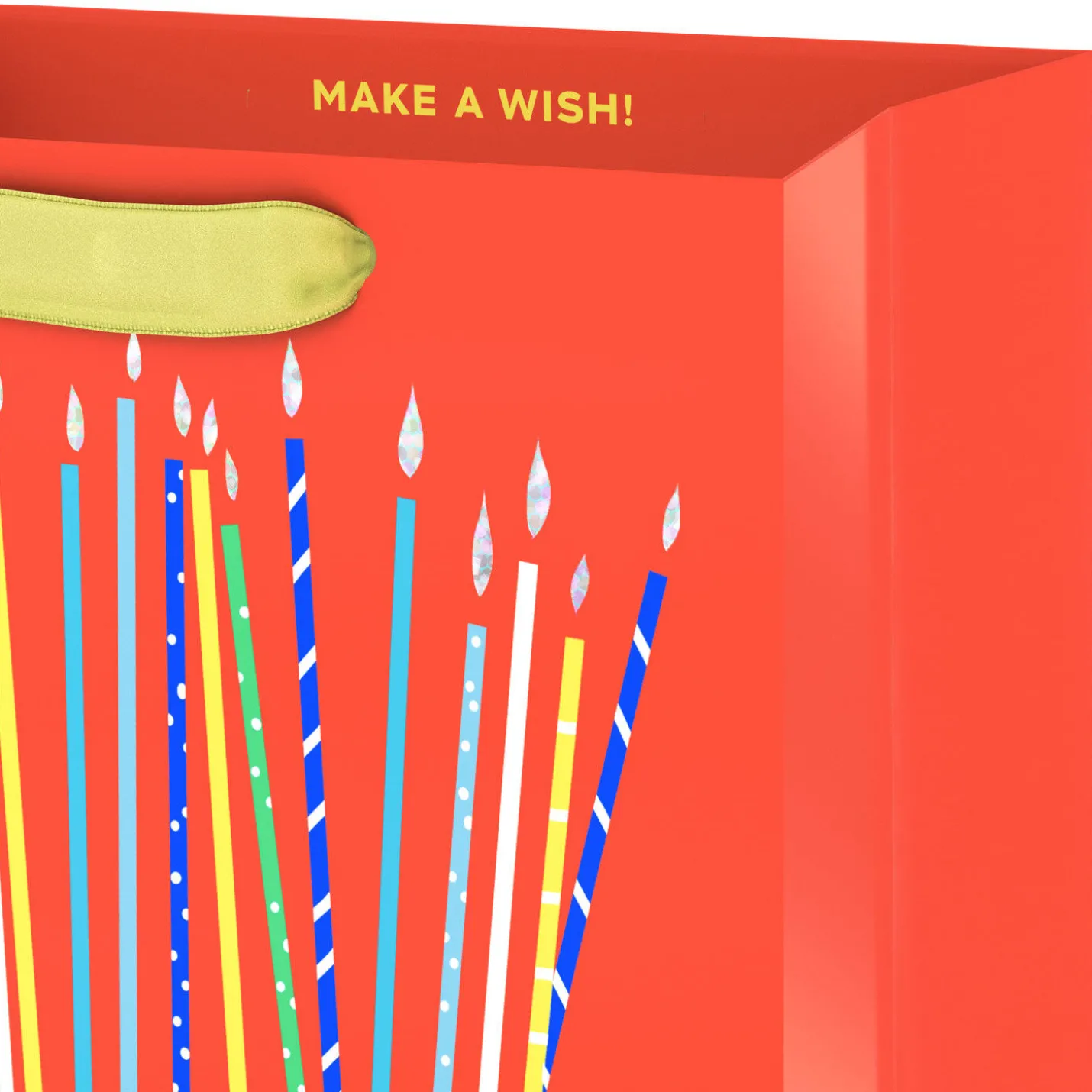 9.6" Cake and Candles Let's Celebrate Medium Birthday Gift Bag